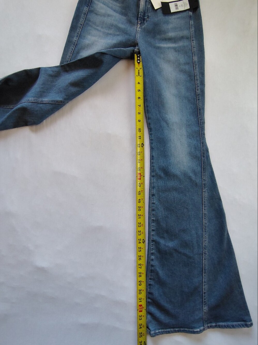 Women’s Blue Flared Jeans - Picture 3 of 12